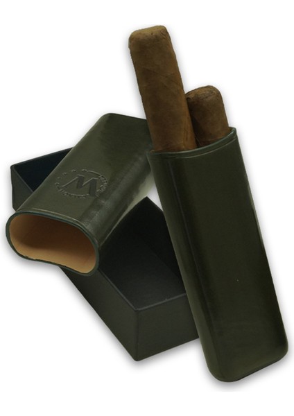 Gerçek Deri El Yapımı 52 Ring Jaen İkili Puro Kılıfı fırsatları