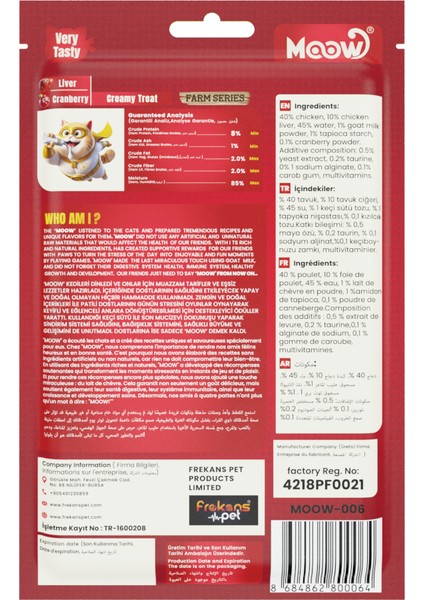 Ciğerli&kızılcıklı Keçi Sütlü 12GR x 6'lı Kedi Krema Ödülü fiyatları