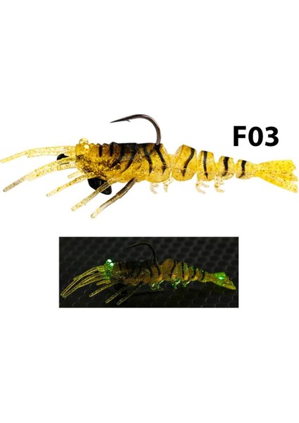 Shrimper 75MM 8.5gr Silikon Karides fırsatları
