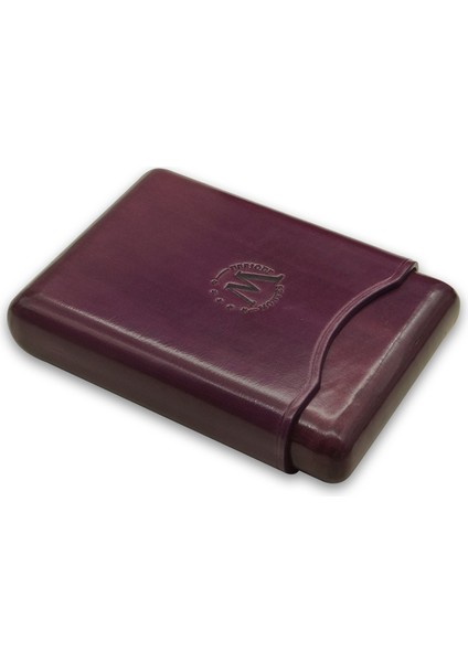 Gerçek Deri El Yapımı 55 Ring Varsovia Dörtlü Puro Kılıfı