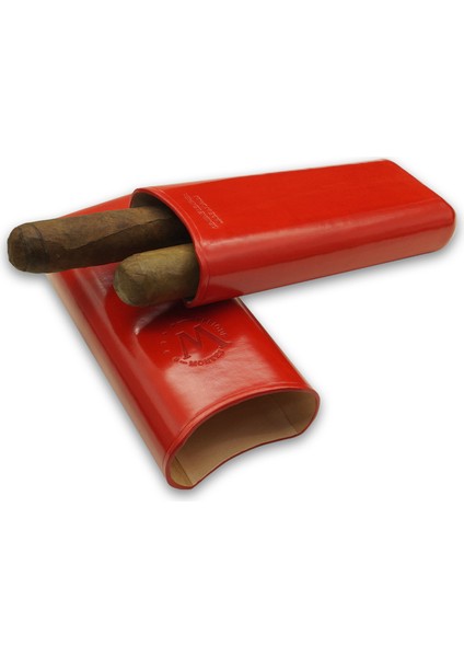 Gerçek Deri El Yapımı 65 Ring Paris İkili Puro Kılıfı modelleri