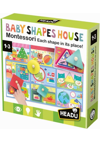 Baby Shapes House Montessori (1-3 Yaş) MU57854