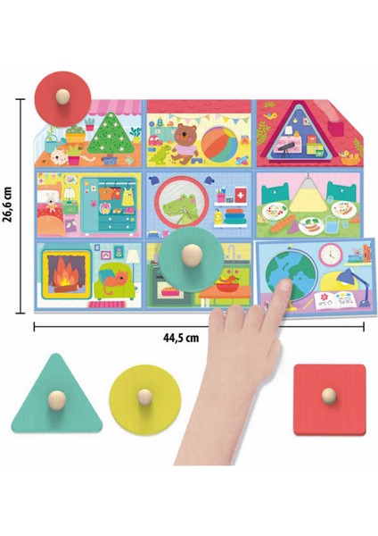 Baby Shapes House Montessori (1-3 Yaş) MU57854