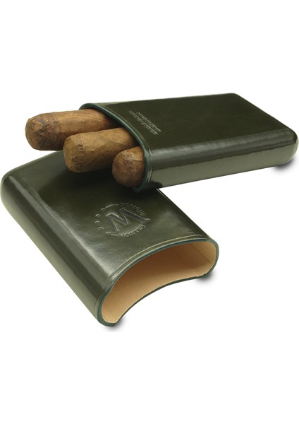 Gerçek Deri El Yapımı 52 Ring Jaen Üçlü Puro Kılıfı fırsatları