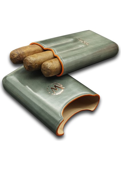 Gerçek Deri El Yapımı 52 Ring Shadow Üçlü Puro Kılıfı fırsatları