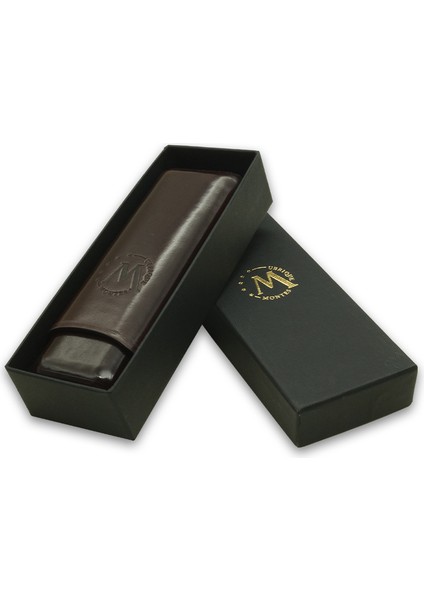 Gerçek Deri El Yapımı 52 Ring Viena İkili Puro Kılıfı fiyatları