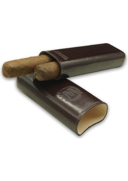 Gerçek Deri El Yapımı 52 Ring Viena İkili Puro Kılıfı modelleri