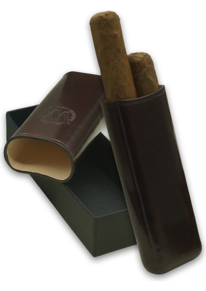 Gerçek Deri El Yapımı 52 Ring Viena İkili Puro Kılıfı fırsatları