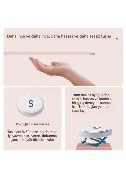 ipad Yuvarlak Tuş Kapağı Bluetooth Klavye Için Taşınabilir Kablosuz (Yurt Dışından) fiyatları