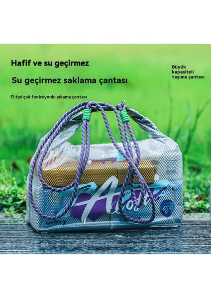 Büyük Kapasiteli Su Geçirmez Kordon Katlanır Saklama Çantası (Yurt Dışından)