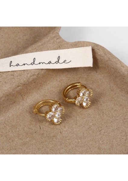 Niş Tasarım Metal Saplama Küpeler Moda Vintage Basit Moda Küpeler (Yurt Dışından)