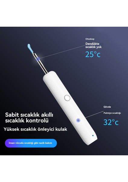 Çocuk Kablosuz Wifi Görsel Kulak Çıkarma Kaşığı Kulak Çıkarma Aracı (Yurt Dışından) fırsatları