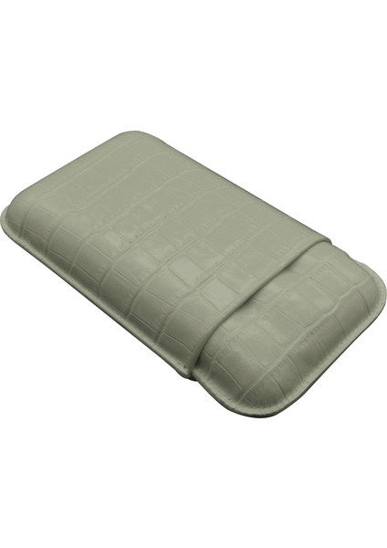 Gerçek Deri El Yapımı 60 Ring Krokodil Nieve Üçlü Puro Kılıfı modelleri