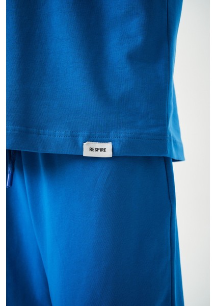 Erkek Basic T-Shirt Mavi indirimleri
