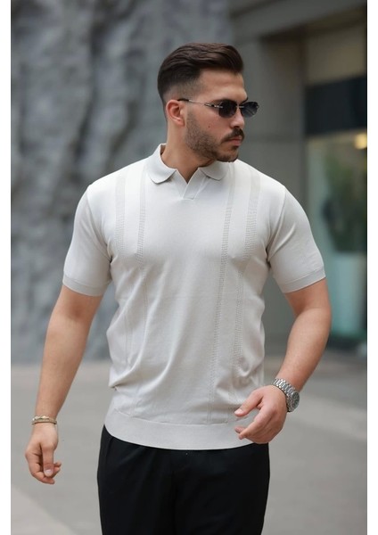 Erkek Hemşire Yaka Kısa Kollu Tişört