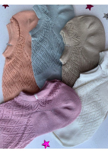 Desenli Babet Çorap 10 Adet modelleri