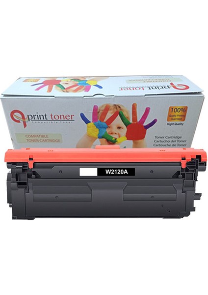 Qprint Toner Hp 212A W2120A Siyah Muadil Toner Çipsiz M554 M555 Mfp M578