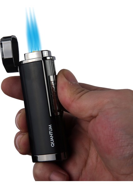 Mgm-11 Black Matte Üç Torch Jet Alev Çakmak