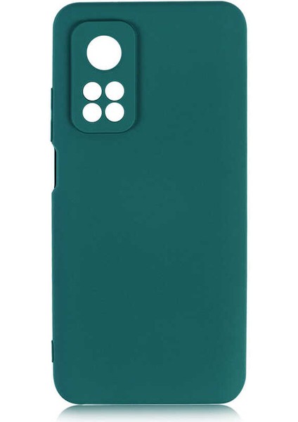 Xiaomi Mi 10T 5g Kılıf Mkst Mara Laaakan Kapak-Koyu Yeşil