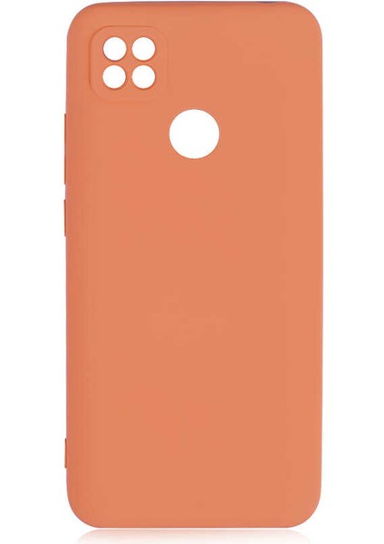 Xiaomi Redmi 9c Kılıf Mkst Mara Laaakan Kapak-Turuncu