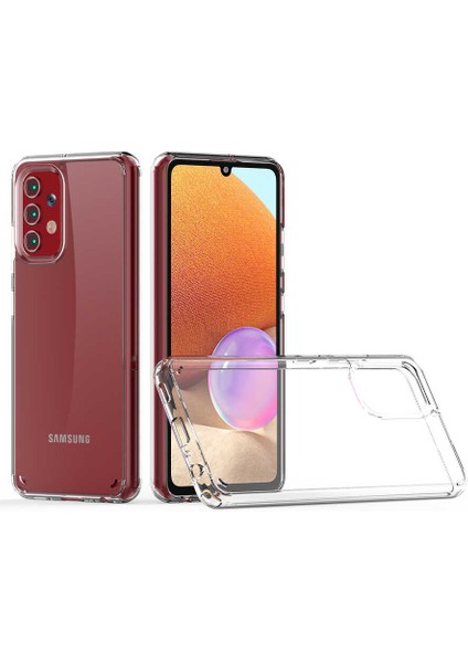 Galaxy A32 4g Kılıf Mkst Coss Kapak-Renksiz