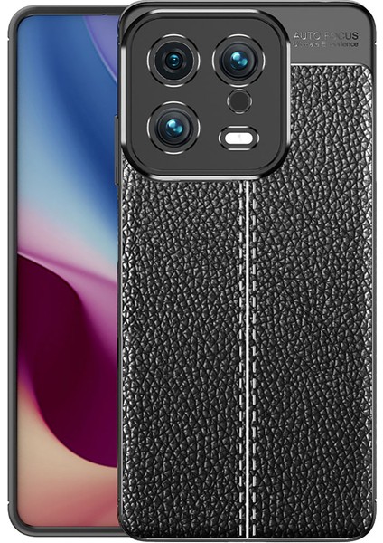 Xiaomi Mi 13 Kılıf Mkst Niss Silikon Kapak-Siyah