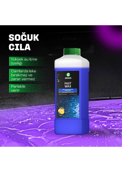 Hızlı Cila Fast Wax Polısh Boya Koruma Islak Cila 1L Yıkama Sonrası Kullanım
