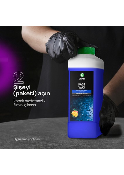 Hızlı Cila Fast Wax Polısh Boya Koruma Islak Cila 1L Yıkama Sonrası Kullanım