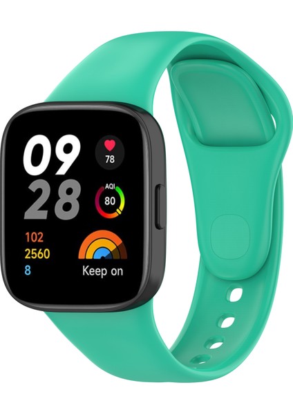 Xiaomi Redmi Watch 3 Uyumlu Krd-81 Uyumlu Kordon Mkst - Turkuaz