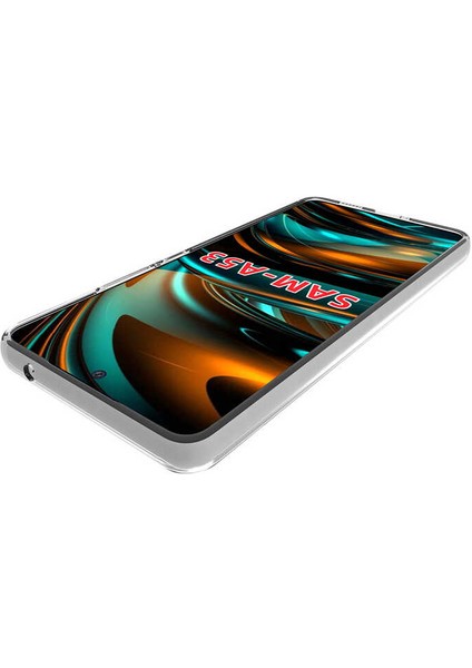 Galaxy A73 Kılıf Mkst Süper Silikon Kapak-Renksiz