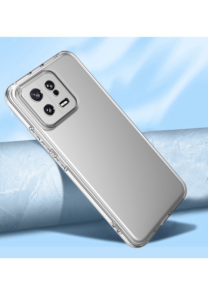 Xiaomi Mi 13 Kılıf Mkst Kamera Korumalı Süper Silikon Kapak-Renksiz fırsatları