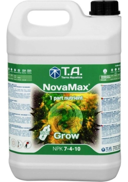 Terra Aquatica NovaMax Grow 5 Litre Bitki Besini