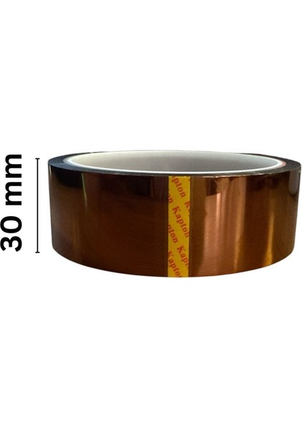 Kapton Yanmaz Bant 30 mm 30 Metre