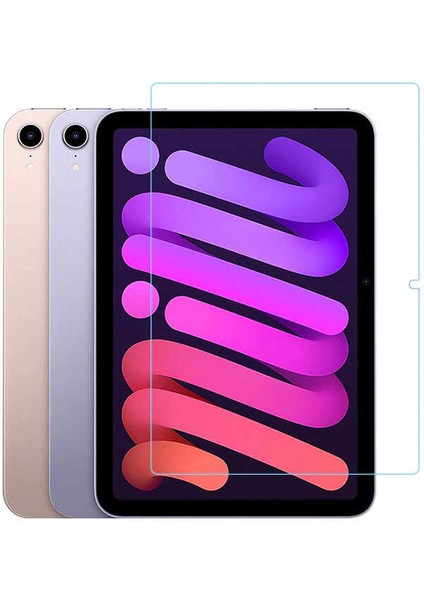 iPad 10.9 2020 (4.nesil) Uyumlu Mkst 5in1 Tablet Temperli Cam Ekran Koruyucu-Renksiz