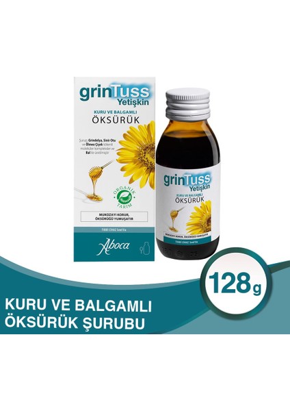 Aile Paketi Grintuss Yetişkin Şurup 128 Gr-Grintuss Pediatrik Şurup 128 gr fiyatları