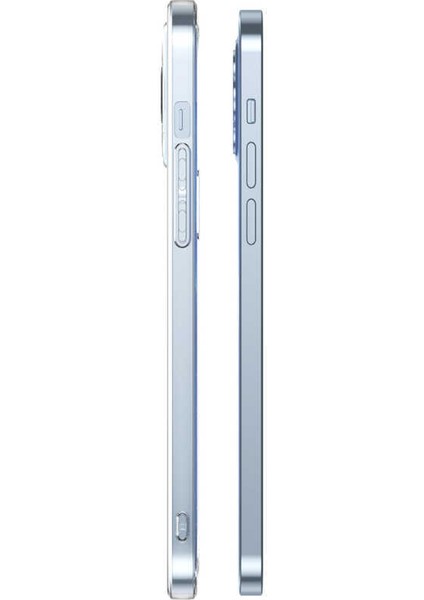 Apple iPhone 15 Plus Kılıf Mkst Magsafe Şarj Özellikli Şeffaf Tek Kamera Çerçeveli Porto Kapak-Renksiz fiyatları