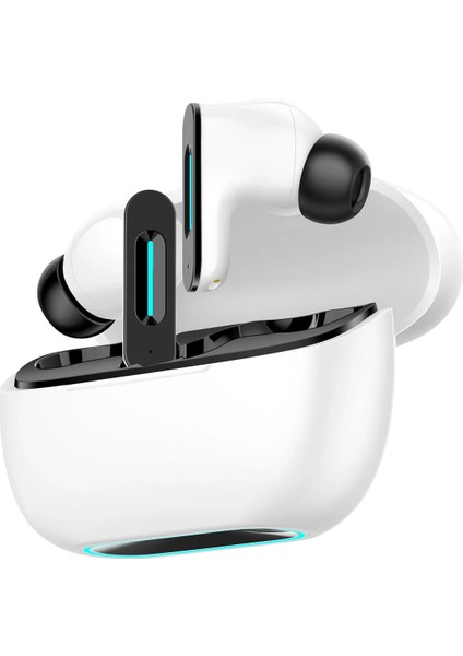 LS- 518 Aktif Gürültü Engelleyici Özellikli Tws Apple AirPods Kulaklık - Beyaz- Siyah Drstr