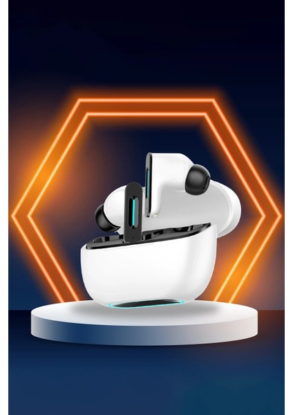 LS- 518 Aktif Gürültü Engelleyici Özellikli Tws Apple AirPods Kulaklık - Beyaz- Siyah Drstr fiyatları