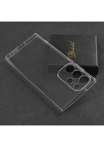 Galaxy S23 Ultra Kılıf Mkst Süper Silikon Kapak-Renksiz