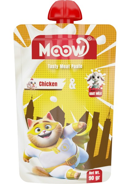 Taze Tavuklu&keçi Sütlü Kedi Et Ezmesi 90GR*12