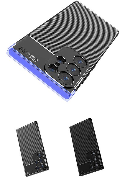 Galaxy S24 Ultra Kılıf Mkst Negro Silikon Kapak-Siyah