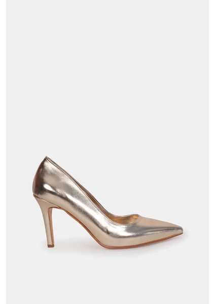 Nara Altın Sivri Burun Stiletto