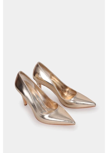Nara Altın Sivri Burun Stiletto