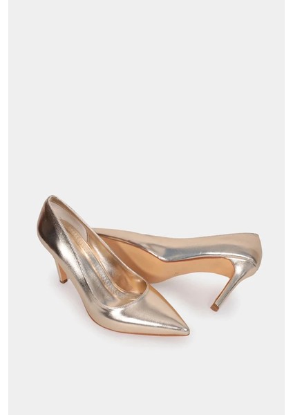 Nara Altın Sivri Burun Stiletto