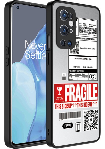 One Plus 9 Pro Kılıf Aynalı Desenli Kamera Korumalı Parlak Mkst Mirror Kapak-Fragile
