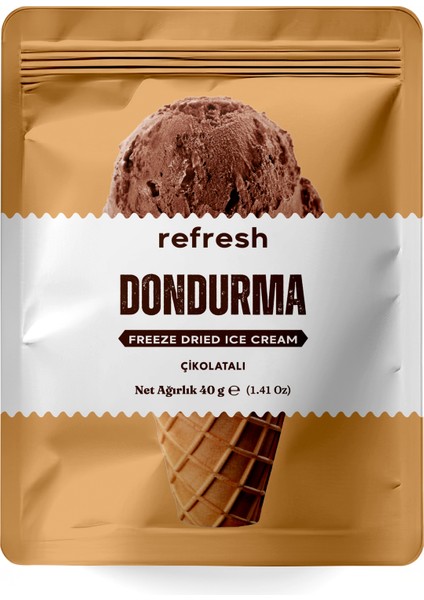Freeze Dry Kakaolu Dondurma - Dondurularak Kurutulmuş Dondurma - 30GR fiyatları