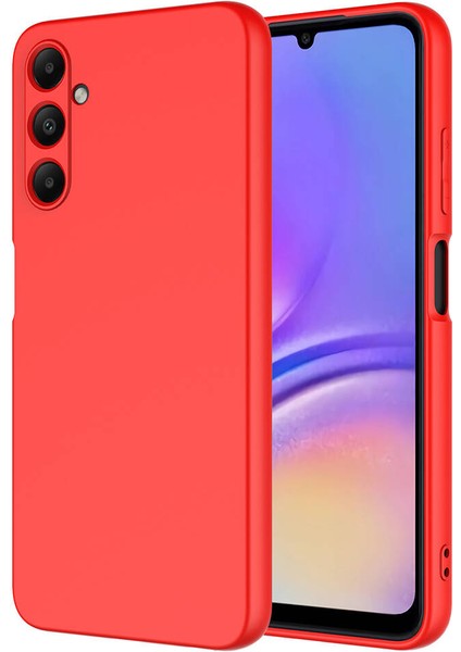 Galaxy A15 Kılıf Mkst Mara Laaakan Kapak-Kırmızı