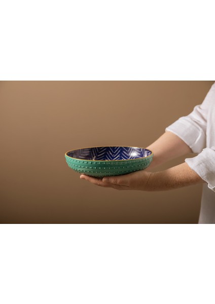 Glazed Seramik Bowl Kase 21X5CM indirimleri