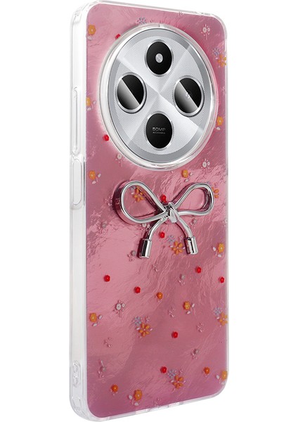 Redmi 14C 4g Kılıf Kamera Korumalı Figürlü Mkst Ponti Silikon Kapak - Açık Pembe modelleri