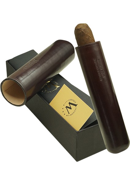 Gerçek Deri El Yapımı 65 Ring Viena Tekli Puro Kılıfı modelleri